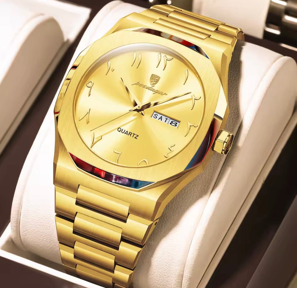 stainless steel watch